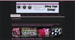 Desktop Screenshot of blingyourstring.com
